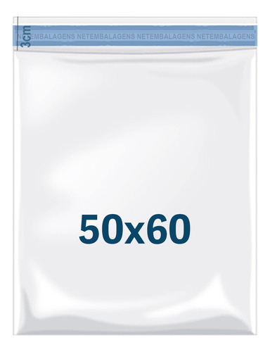 50 Envelopes Plastico Transparente Envio Full 50x60