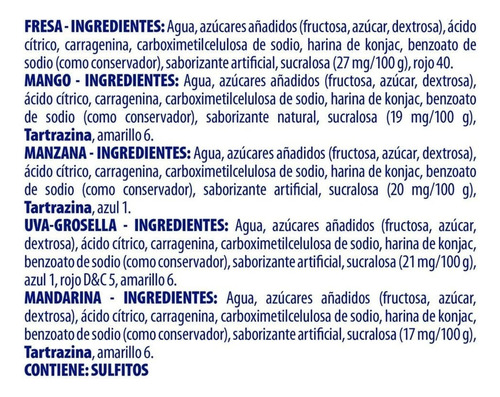 2pack - Congeladas Winis 20pzs 70ml C/u