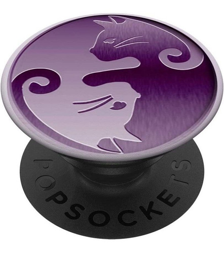 Yin Yang Cats Purple   Popsockets Grip Y Soporte Para Telef