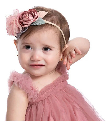 Vestido Flower Headbprincess Para Bebés Y Niñas  Tutú Para N