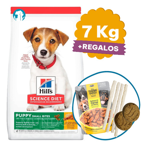 Comida Hills Cachorro Raza Pequeña 7,03 Kg + Regalo + Envío