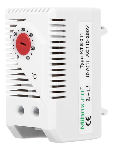 1 Termostato Mecánico Eléctrico Ajustable 0-60 Temperamento