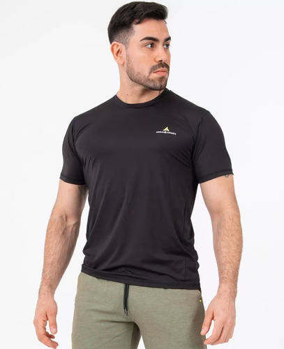 Remera Manga Corta Deportiva Hombre Reflectivo Sport 