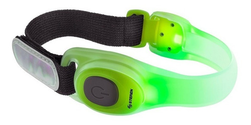 Imagen 1 de 5 de Brazalete Deportivo Luz Led Verde Seguridad Steren