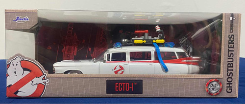 Ghostbusters Ecto-1 Blanco Coleccionable 1:24