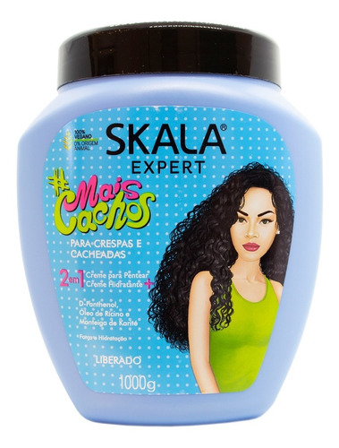 Skala Mais Cachos Máscara Vegana Crema Peinar Rizos X 1kg