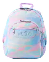 Comprar Totto Mochila Escolar Ergonómica Para Niña Porta Laptop 14 Repelente A Líquidos Soportes Protectores | 20 Litros Rayol241 Color Multicolor 6 Diseño De La Tela Lisa