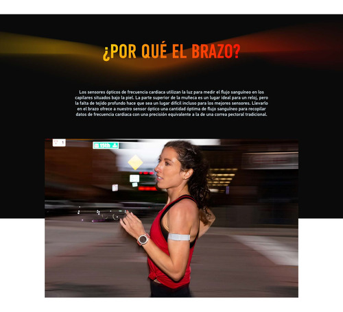 Pulsometro Heart Rate Monitor Frecuencia Cardiaca Coros Gris U