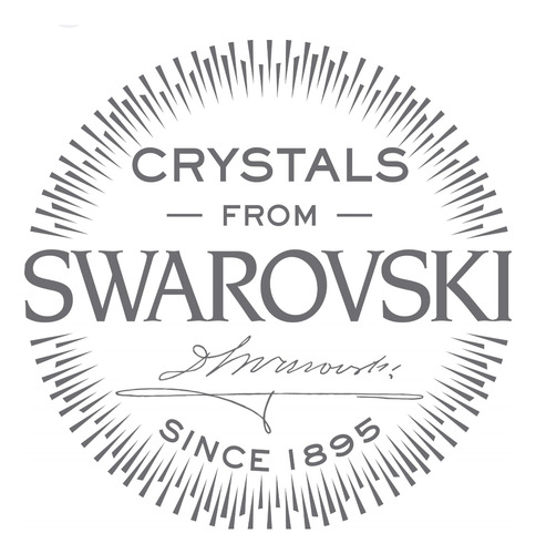 Anillo Swarovski Hyperbola Tallas Mixtas Baño De Rodio