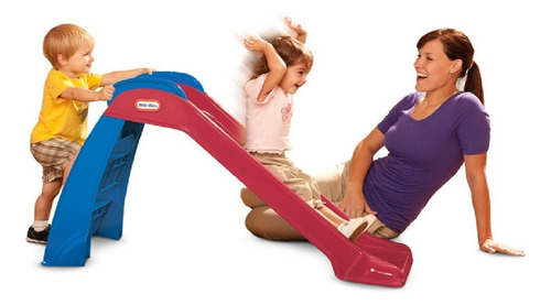 Tobogán infantil plegable Verm Little Tikes con 2 peldaños
