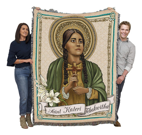 Pure Country Weavers Saint Kateri Tekakwitha Manta - Patrona