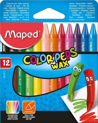 Maped 17085 Crayones Colorpeps Triangular X12
