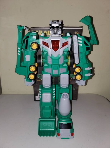 Robot Transformador Laradola Juguete De Construcción Steam 1 Verde (Usado)