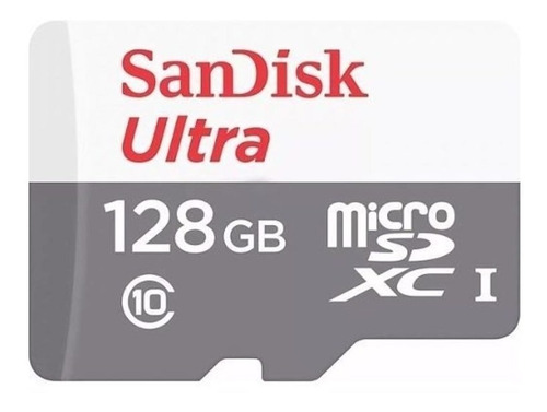 Imagen 1 de 3 de Tarjeta de memoria SanDisk SDSQUNS-128G-GN6TA  Ultra con adaptador SD 128GB