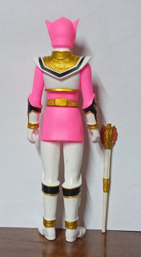 Figura Power Rangers Ultra Megaforce Pink Power Bandai 2005 (Usado)