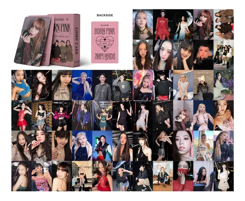 Yq-shut Down Lisa - Juego De 55 Tarjetas Fotográficas K-pop,