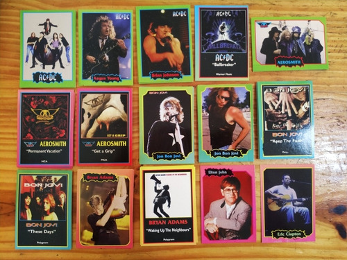 Figuritas // Rock Cards 1997 // Cards A Elección.