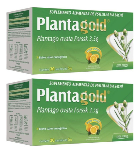 Planta Gold Arte Nativa Laranja Com 2cx Com 30 Sachês Cada