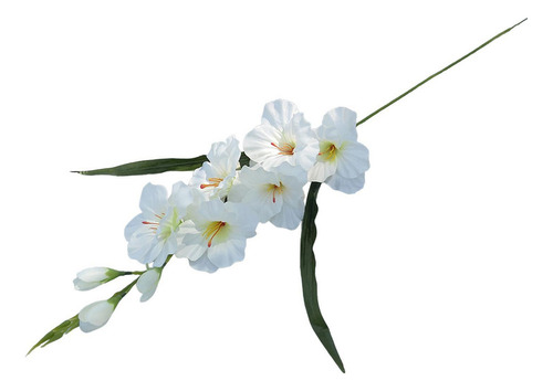 Flor De Gladiolo Artificial Flor Artificial Vívida Para El H
