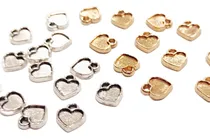 Comprar 15 Dijes Mini Dijes Corazon Bijouterie Souvenirs Cumpleaños