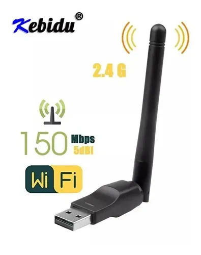 Adattatore USB WiFi 150 Mbps Con Antenna – Penna Wireless Per Computer E Decoder