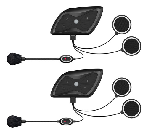 Auriculares E Intercomunicador For Casco Walkie Talkie Para