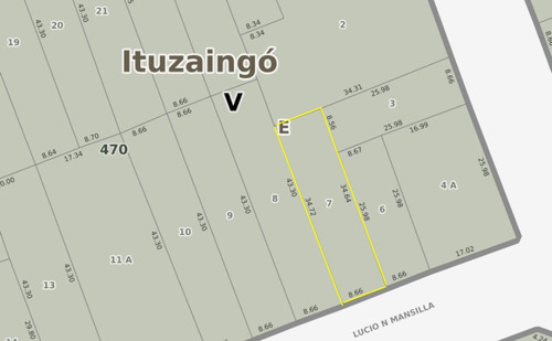 Lote Para Emprendimiento Edilicio Ituzaingo Norte