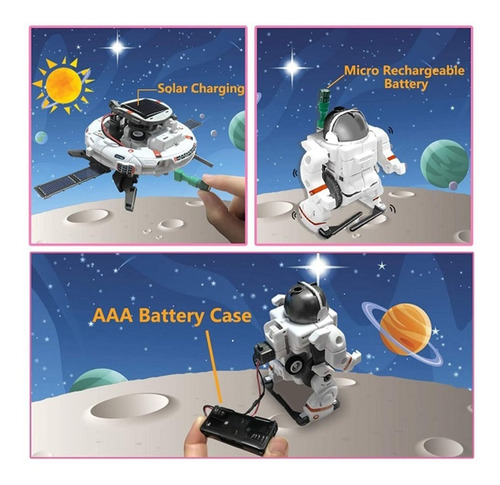 Juego Para Armar - Space Fleet Solar - Kit 6 En 1