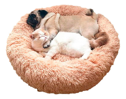 Cama Cuna Para Gatos Y Perros Tipo Dona Mascotas Talla L