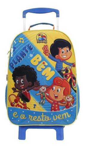 Imagem 2 de 8 de Kit 3 Palavrinhas Mochila C Rodinha + Lancheira - Oficial