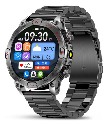 Reloj Inteligente Hombre Bt Llamada 1.43  450mah Deportivo