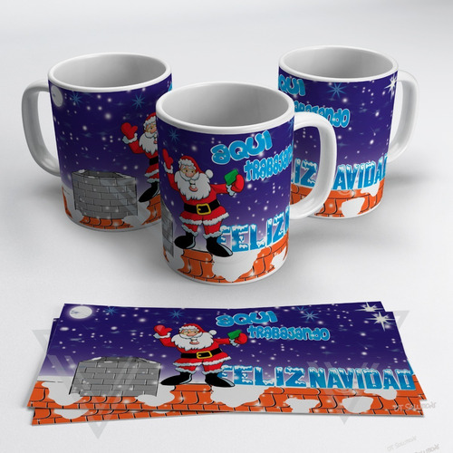 Imagen 2 de 10 de Tazas De Navidad Personalizadas Amigo Secreto Regalo 11 Oz
