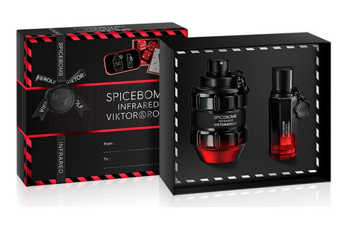 Viktor&rolf Spicebomb Infrared Edt 90ml Mas 20 Ml Edp Set 