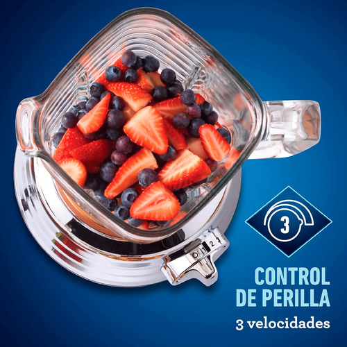 Licuadora Oster Max Vaso De Vidrio Y Control Giratorio 1.75l