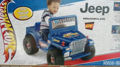 Montable El ctrico Jeep Wrangler 6 Volts Hot Wheels Env o gratis
