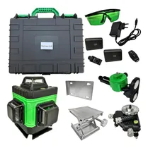 Comprar Nível Á Laser Verde 16 Linhas 360 Com Acessórios E Maleta 4d