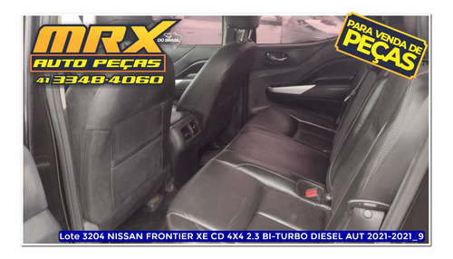 Sucata Nissan Frontier Xe Cd 4x4 2.3 Bi-turbo Aut 2021 Pecas