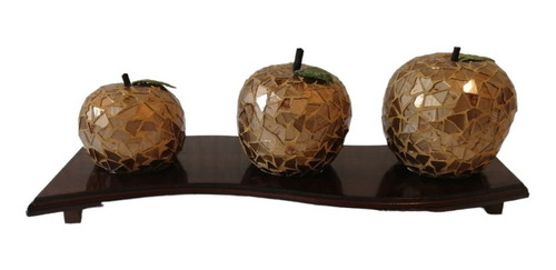 Manzanas Doradas, Centro De Mesa Decorativas Adorno