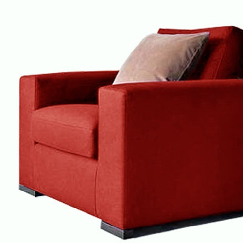 Sillon Sofa 1 Cuerpo Linea Premium En Pana Fullconfort