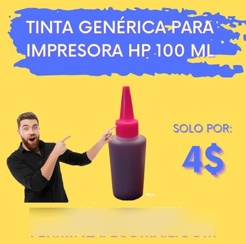 Tinta Genérica Para Hp