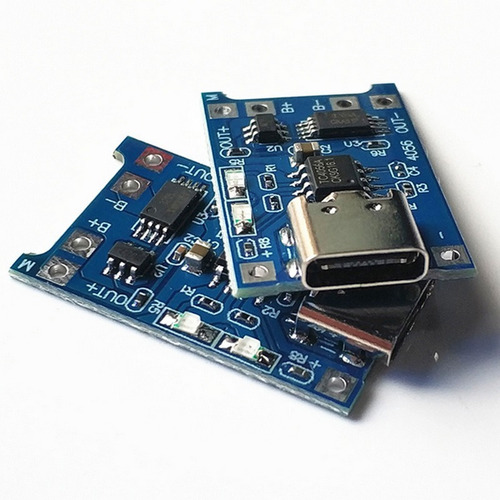 Modulo Tp4056 Cargador De Baterías Litio Usb 1a 18650 Usb C