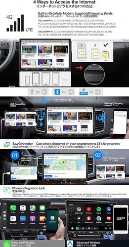 Receptor Estéreo De Coche Android 10 Pulgadas Con Carplay