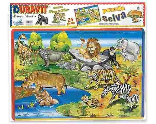 Regalos Niños Puzzle Zoo Cuadro X 24 Pzas Pzas. 033duravit