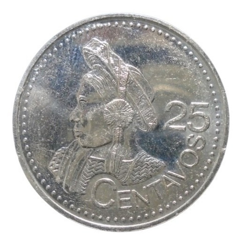 Guatemala 25 Centavos 2000  Rt2#1