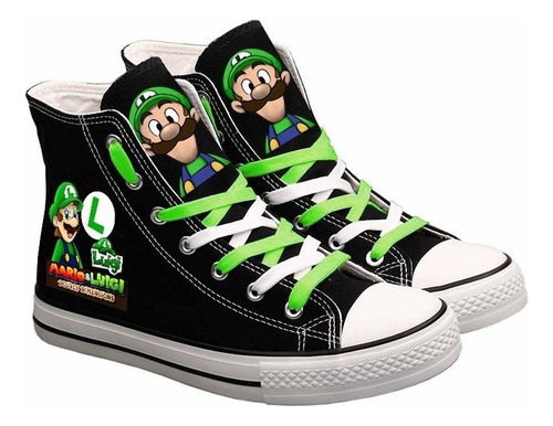 Zapatos De Lona Super Mario Bros Zapatos De Skateboar Tennis