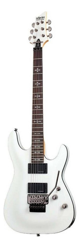 Guitarra eléctrica Schecter Demon Series Demon-6 FR de tilo vintage white con diapasón de palo de rosa