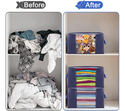 Imagen 9 de 10 de Organizadora Para Sabanas Funda Mantas Acolchados O Similar