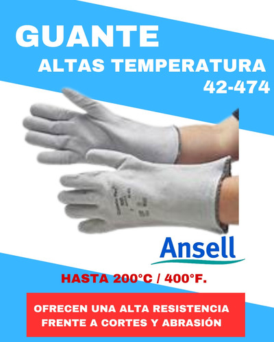 Guante Altas Temperaturas Crusader Flex  Ansell 42-474 