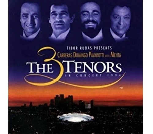 Cd 3 Tenors-in Concert 1994: Carreras, Domingo, Pavarotti