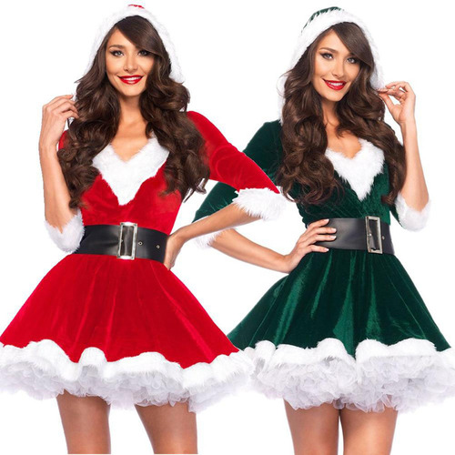 Conjunto De 3 Unidades De Vestido De Papá Noel A La Moda Par
